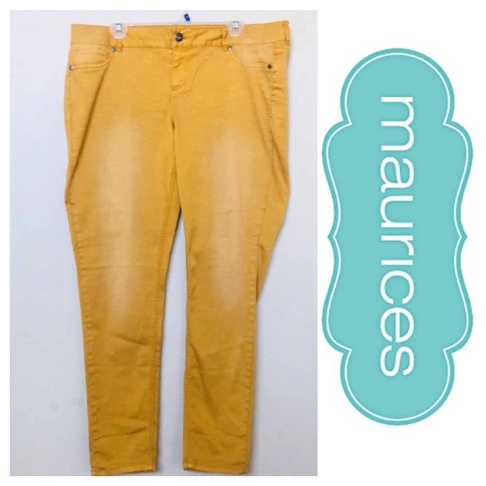 Muster yellow Maurice’s stretch pants